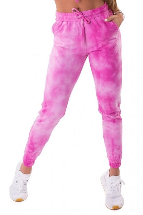 Jogger Pants Tie Dye FRESH - Pink