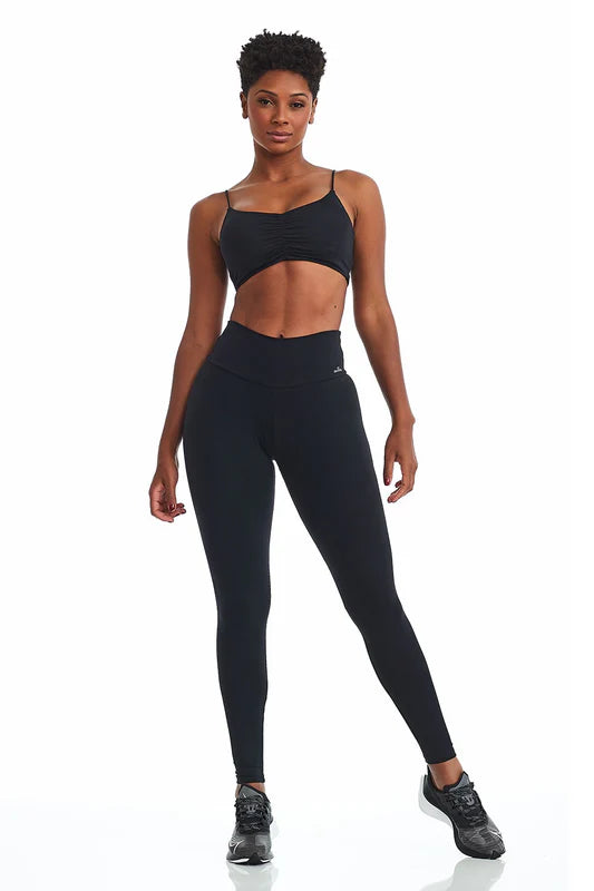 CajuBrasil Basic Regular Supplex Leggings - High Compression