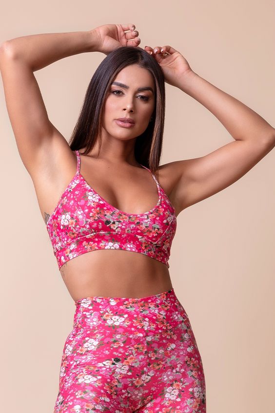 Canoan Light Supplex Bra Top - PRIMAVERA PINK