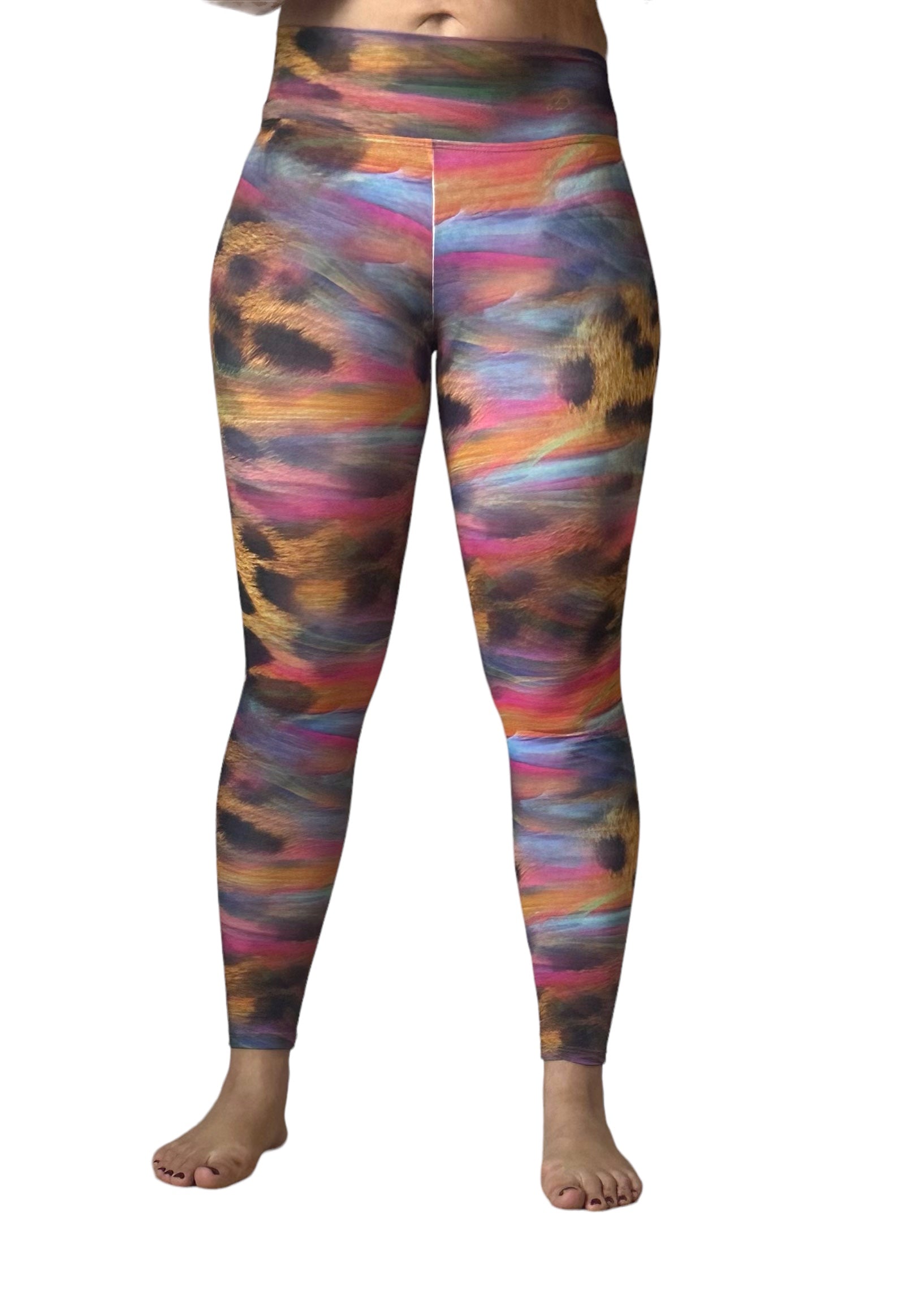 DIVA FITNESS - Light Supplex Leggings - SAFARI