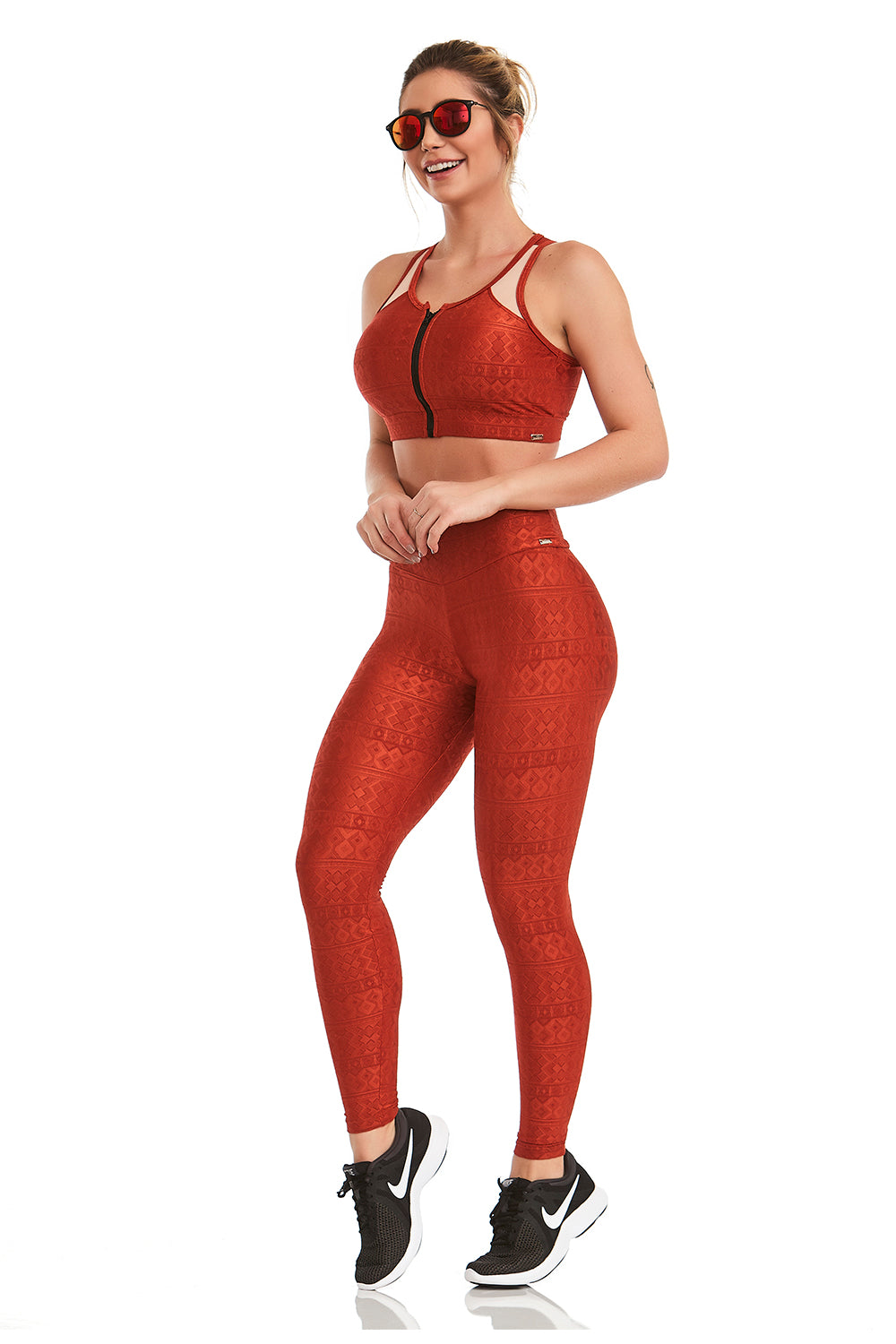 Textured Bra Top CHARM - CIDER