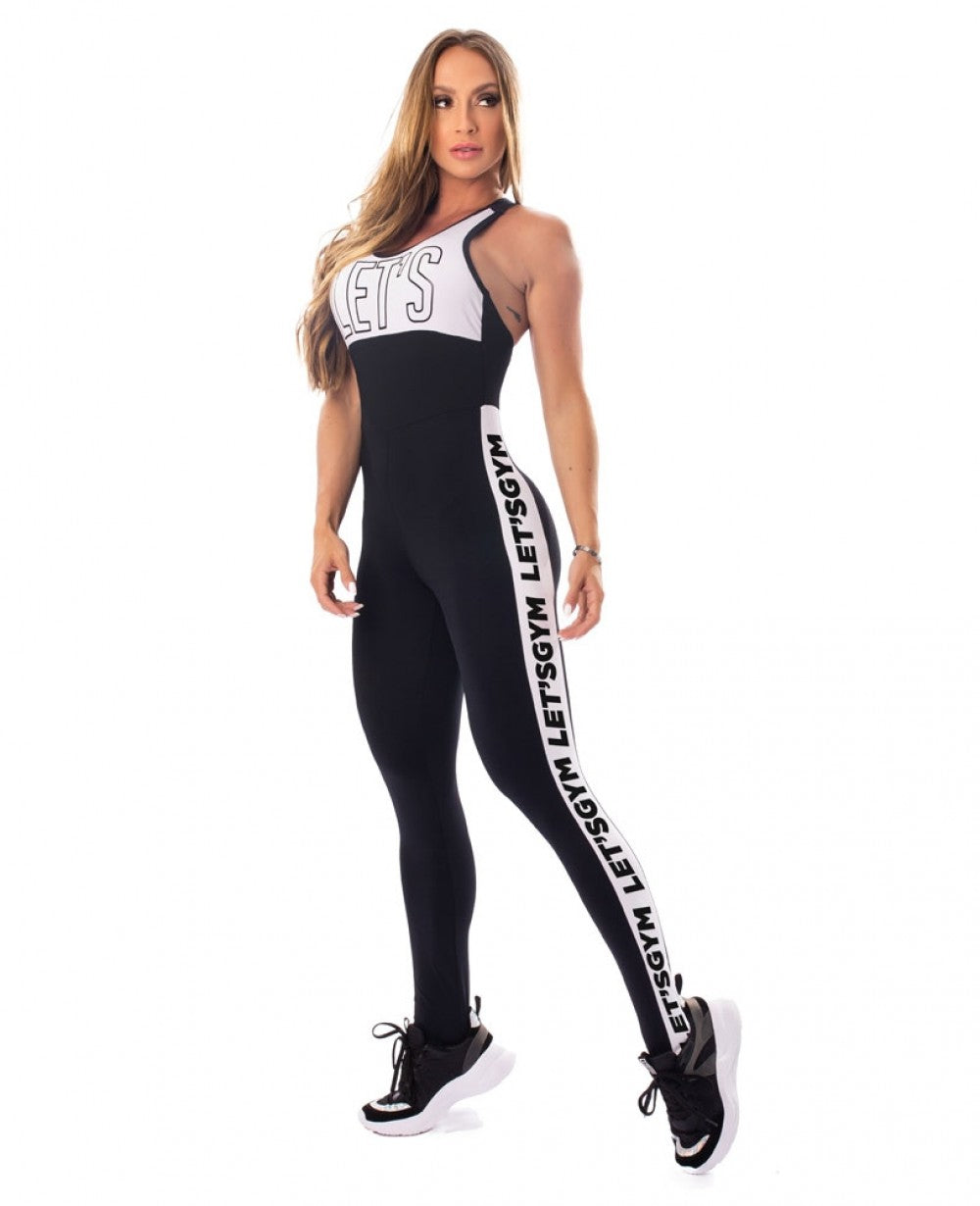 Let's Gym Jumpsuit - ACTIVE PREMIUM - Black