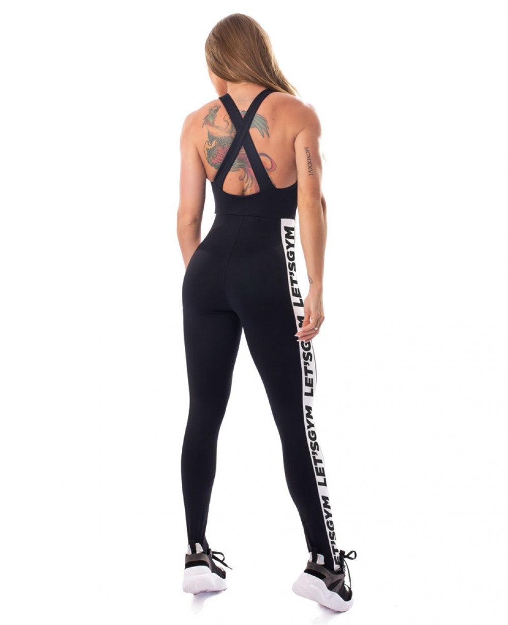 Let's Gym Brazilian Fashion Fitness Clothing Activewear Jumpsuit