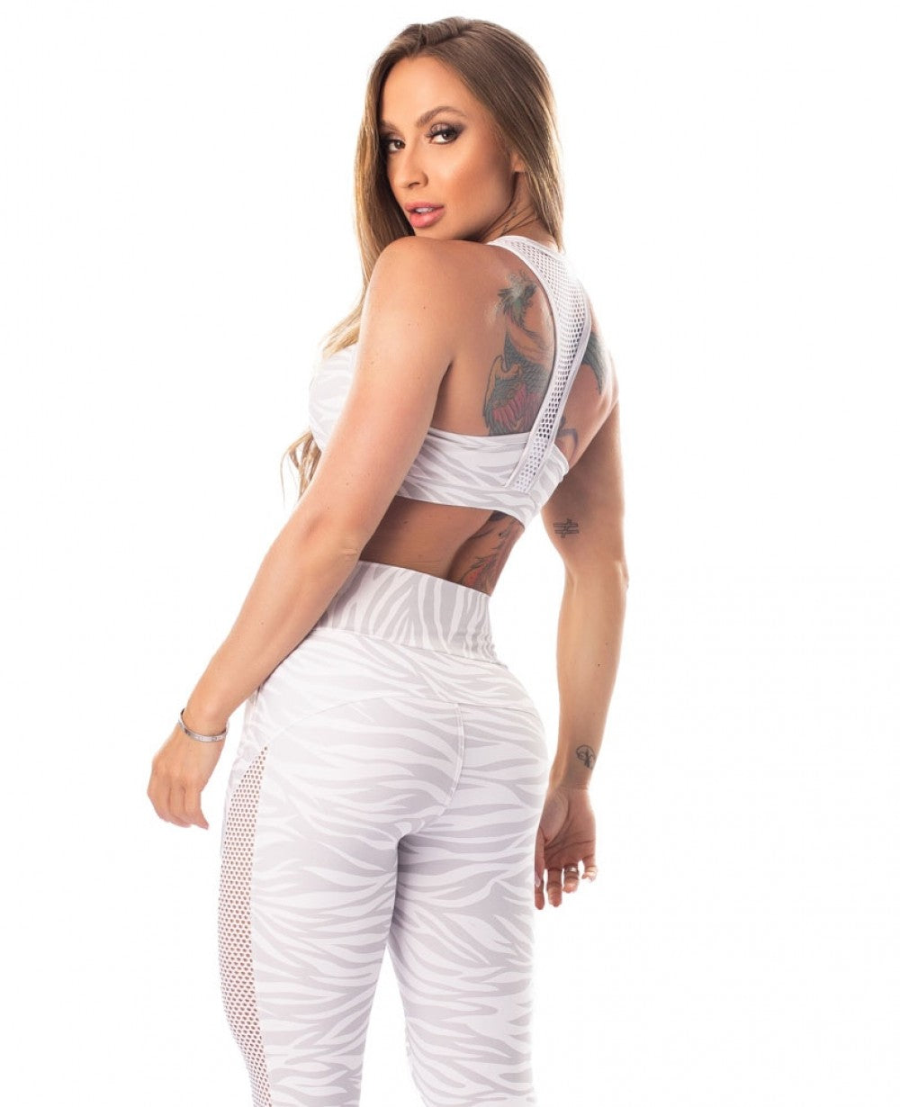 Bra Top JUNGLE - White