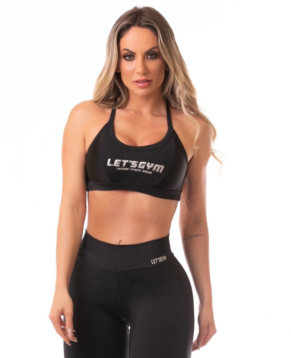 Bra Top - Don't Stop - Black