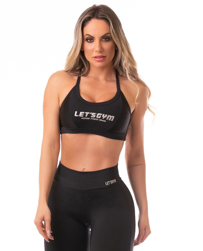 Bra Top - Don't Stop - Black