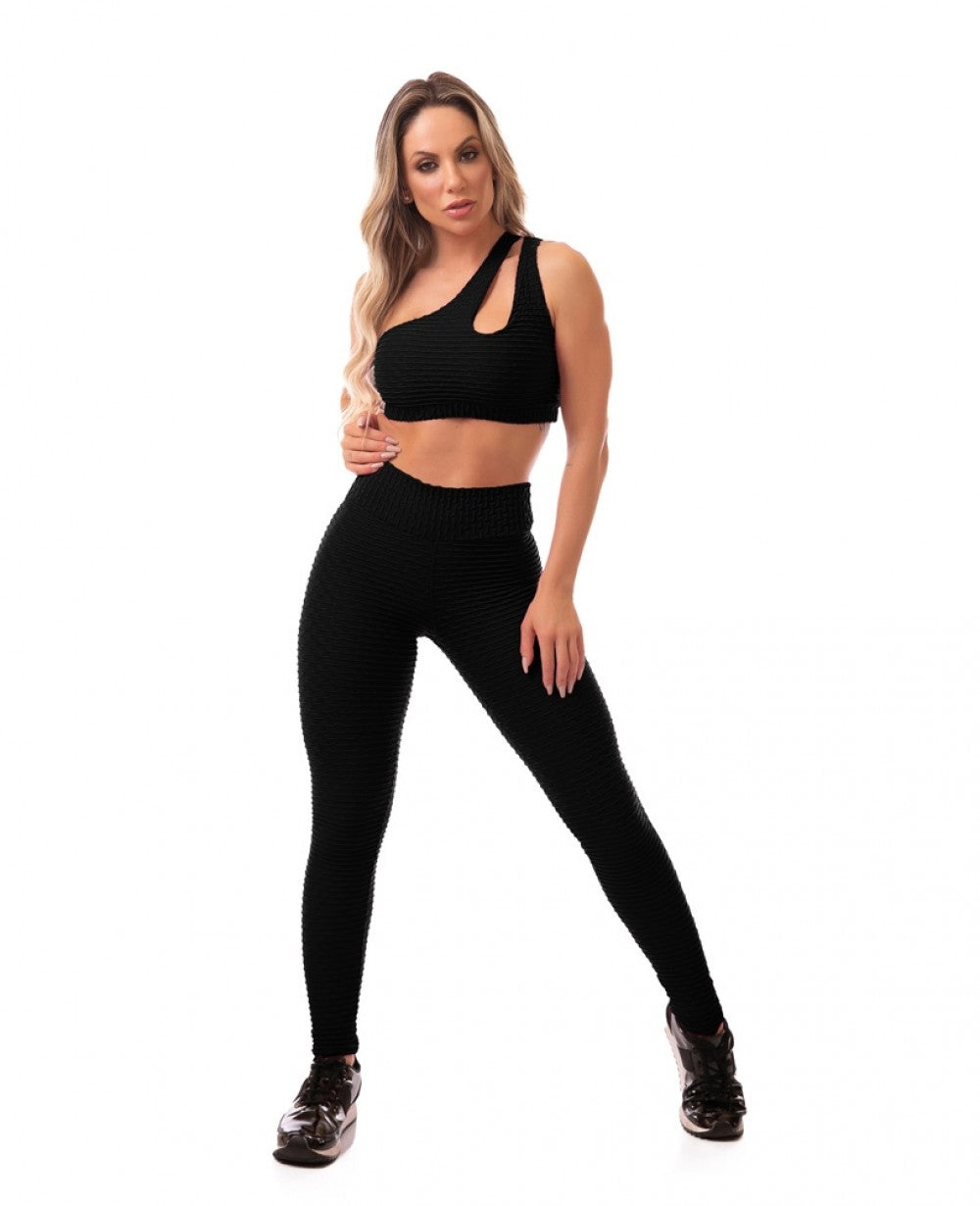 Leggings Honeycomb - Enchanted - Black