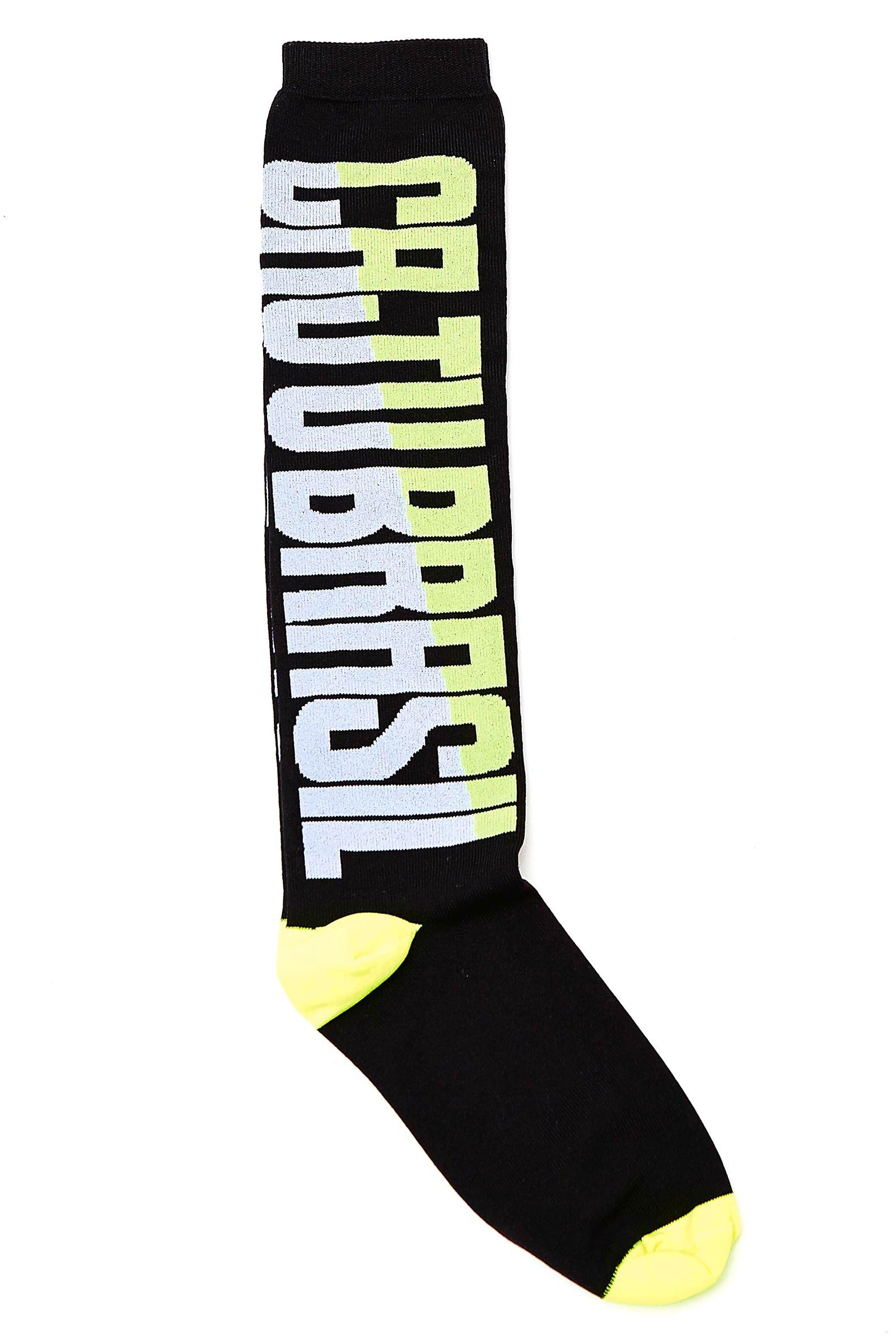 High Compression CajuBrasil Socks - Black/Lime