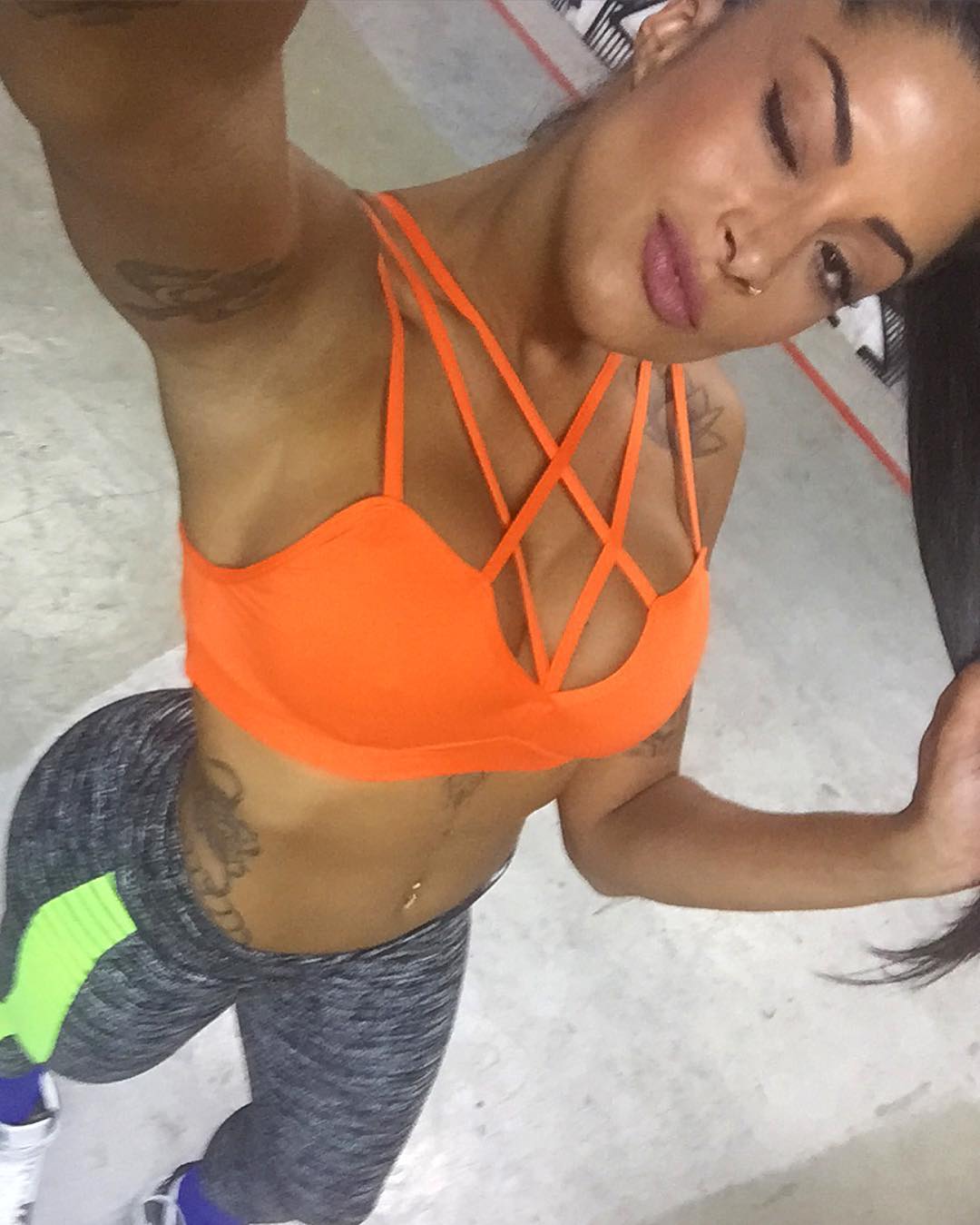 CajuBrasil USA Brazilian Fashion Fitness Bra Top Strappy 7519 WBFF