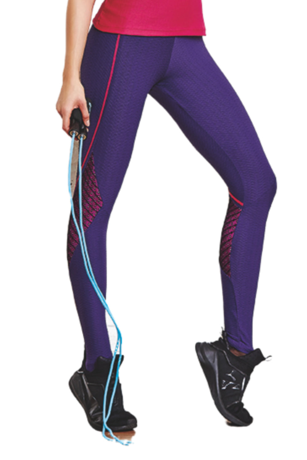 Buy TCA Women's Natural Performance Gym Tights Running Leggings - Burdy Red  / Quiet Shade Marl, M Online at desertcartSeychelles