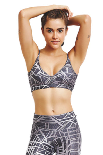 Acqua Bra Top - BLACK/WHITE