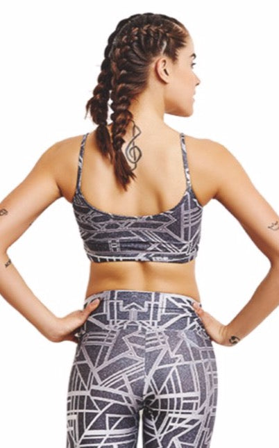 Acqua Bra Top - BLACK/WHITE