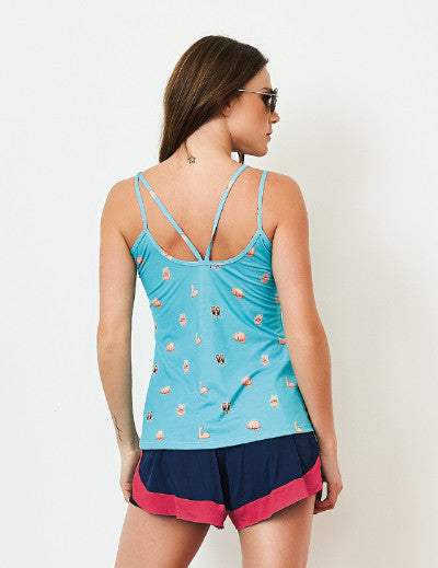 CajuBrasil USA Brazilian Fitness Tank Top EMOJI 9002