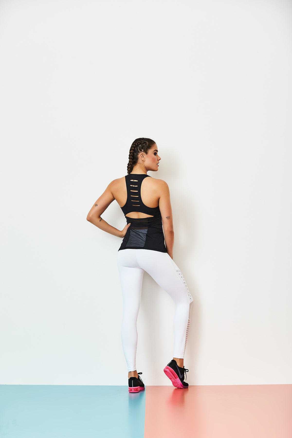 Leggings NZ PREMIUM - White - Plammie Activewear