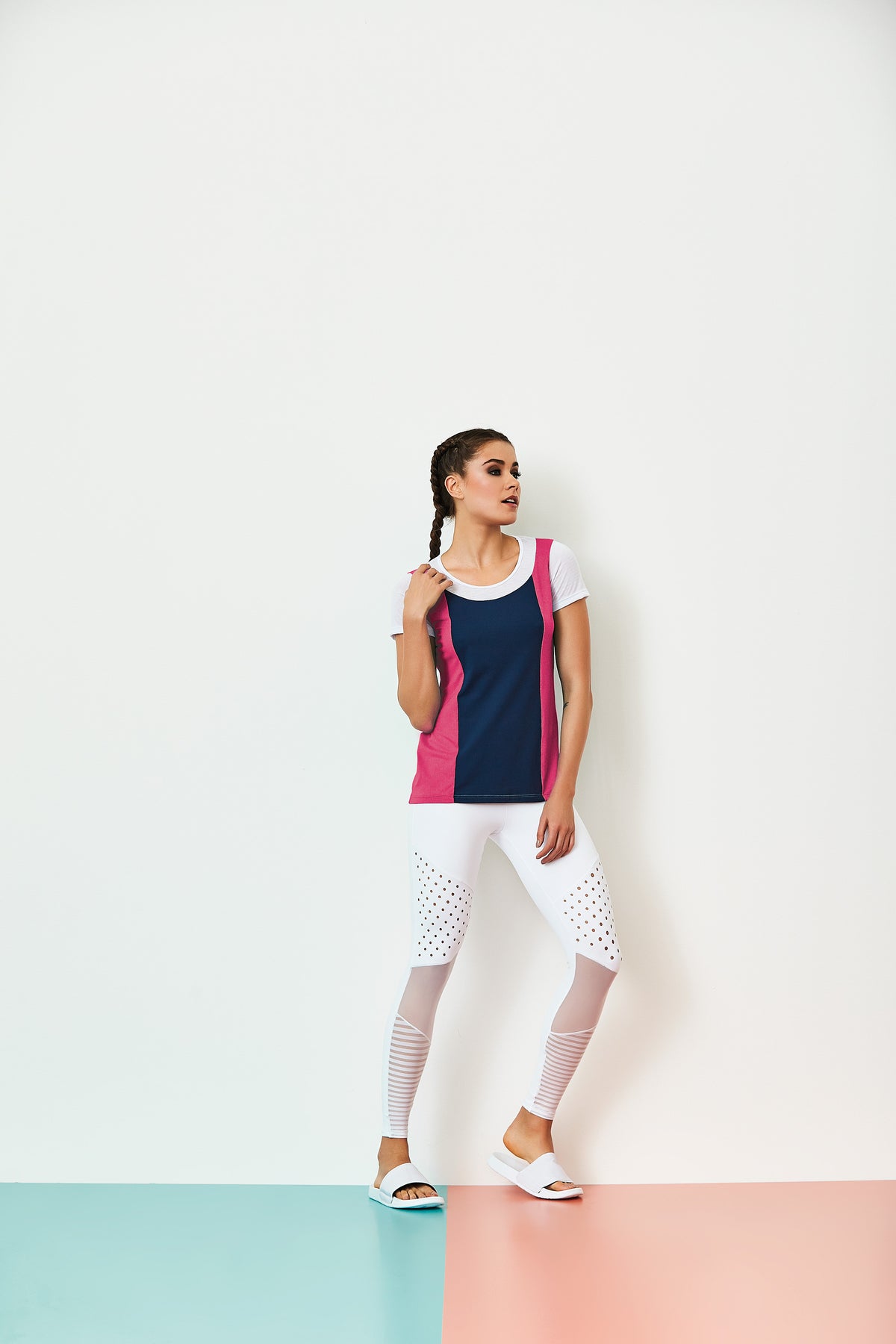 Leggings NZ PREMIUM - White - Plammie Activewear