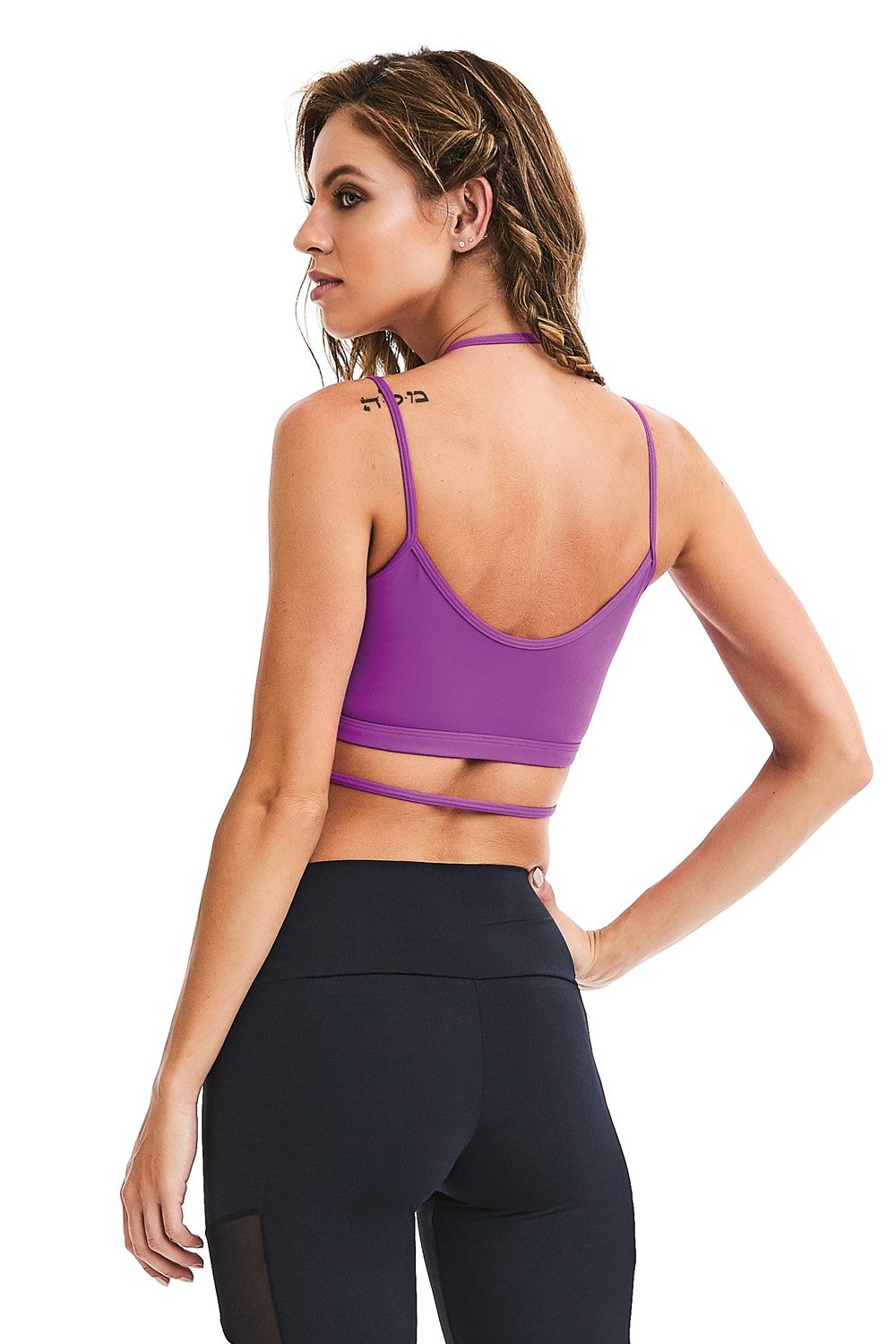 CajuBrasil USA Fashion Fitness Brazilian 9318 Bra Top TREND - Purple