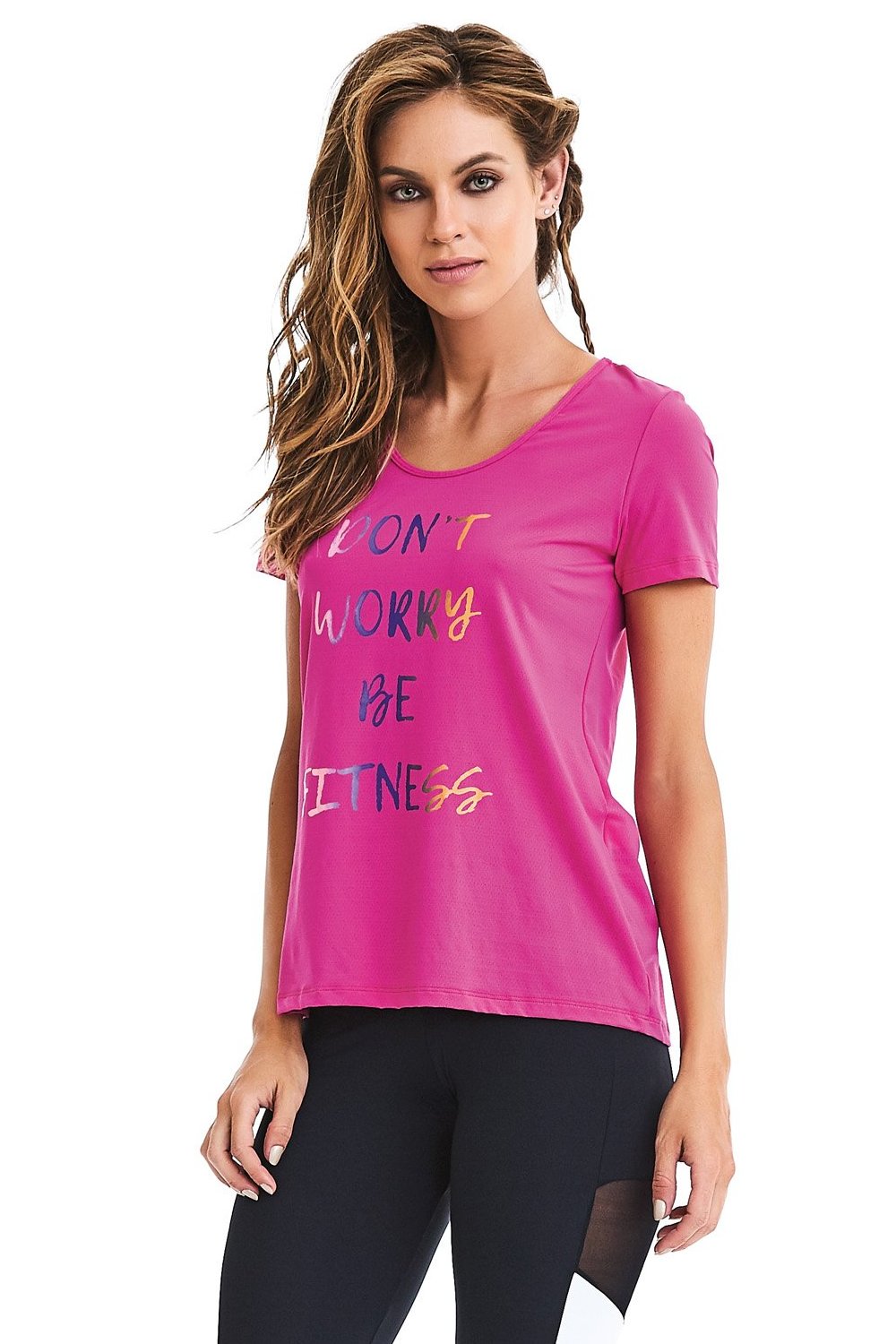 Don&#39;t Worry Be Fitness Shirt 9320 CajuBrasil USA Fashion