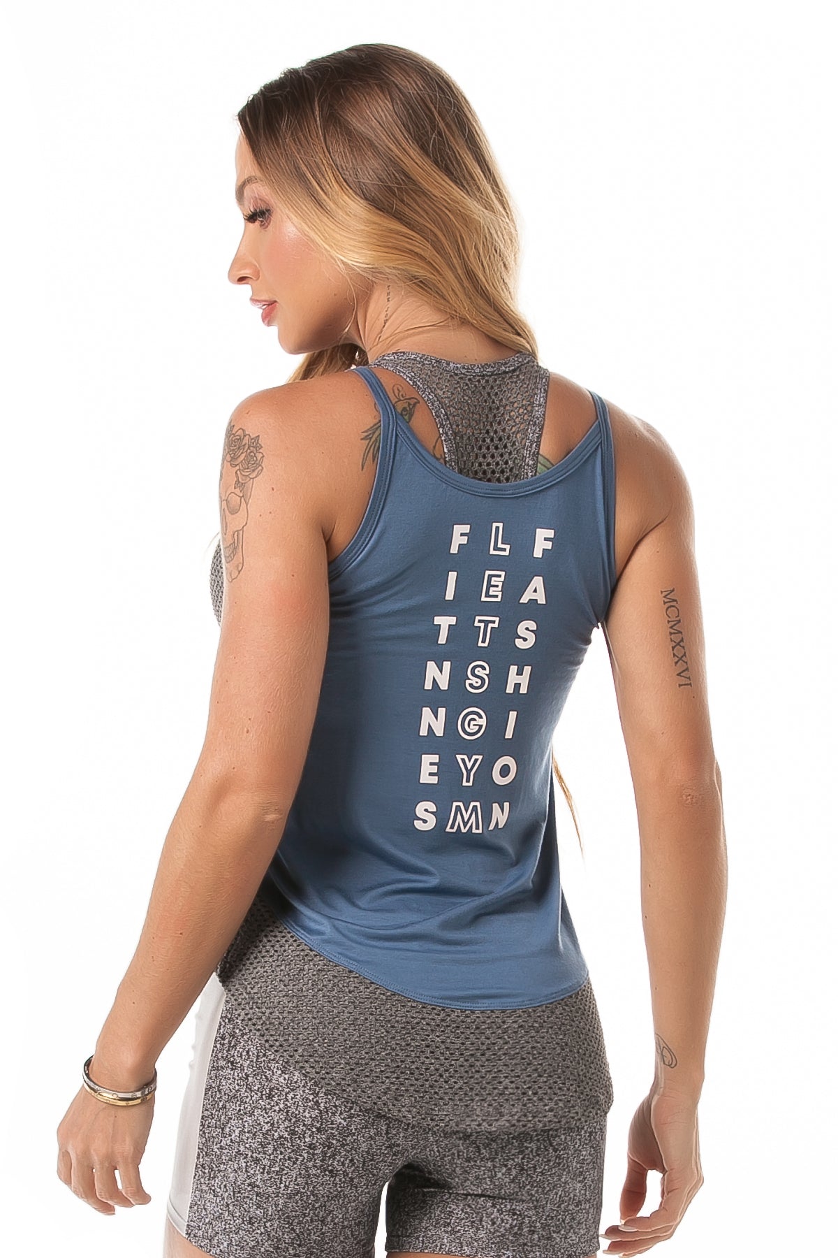 Tank Top MESH SPORT - Blue