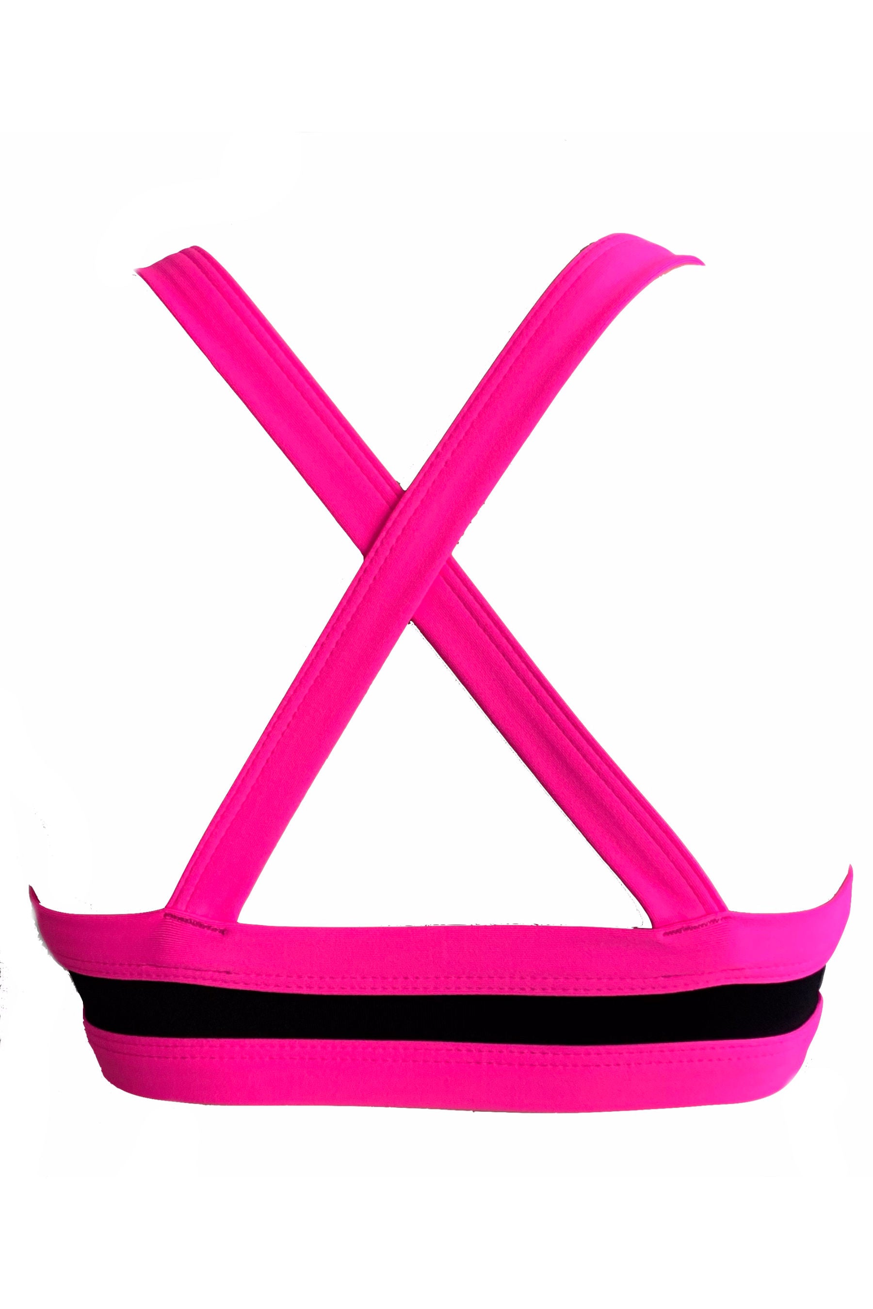 CajuBrasil Bra Top NEO - Black/Pink