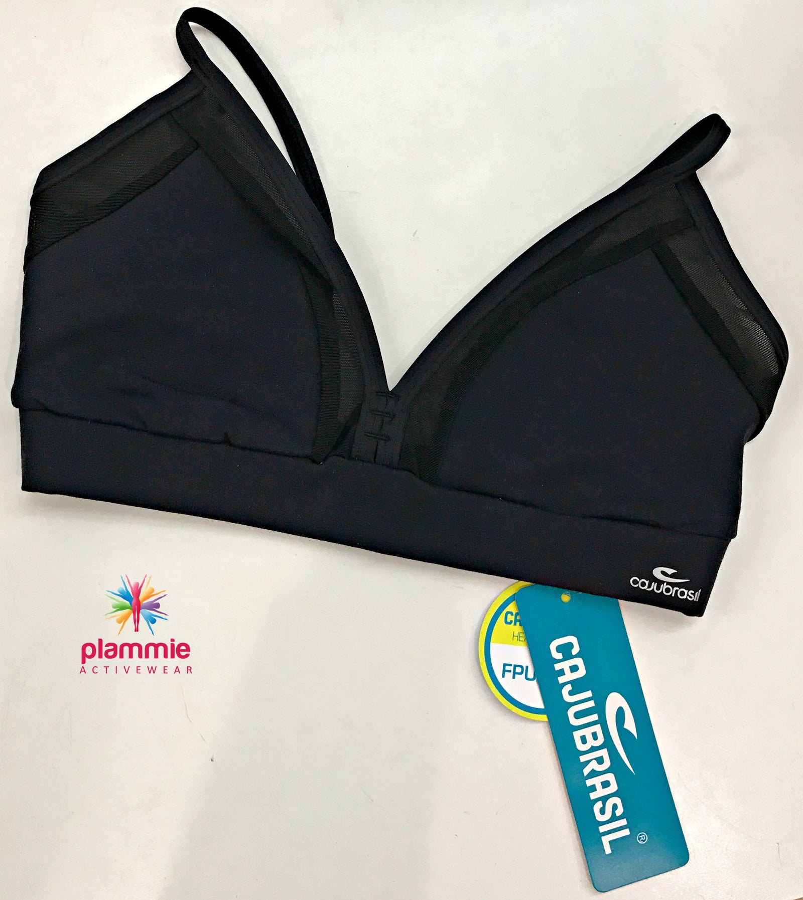 CajuBrasil USA Brazilian Fitness Wear Bra Top WBFF NPC Photoshoot