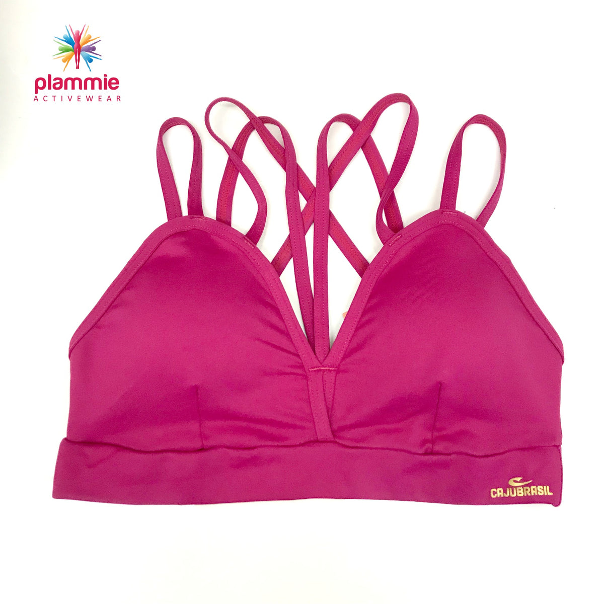 CajuBrasil USA Brazilian Fashion Fitness Bra Top Strappy 7519 WBFF
