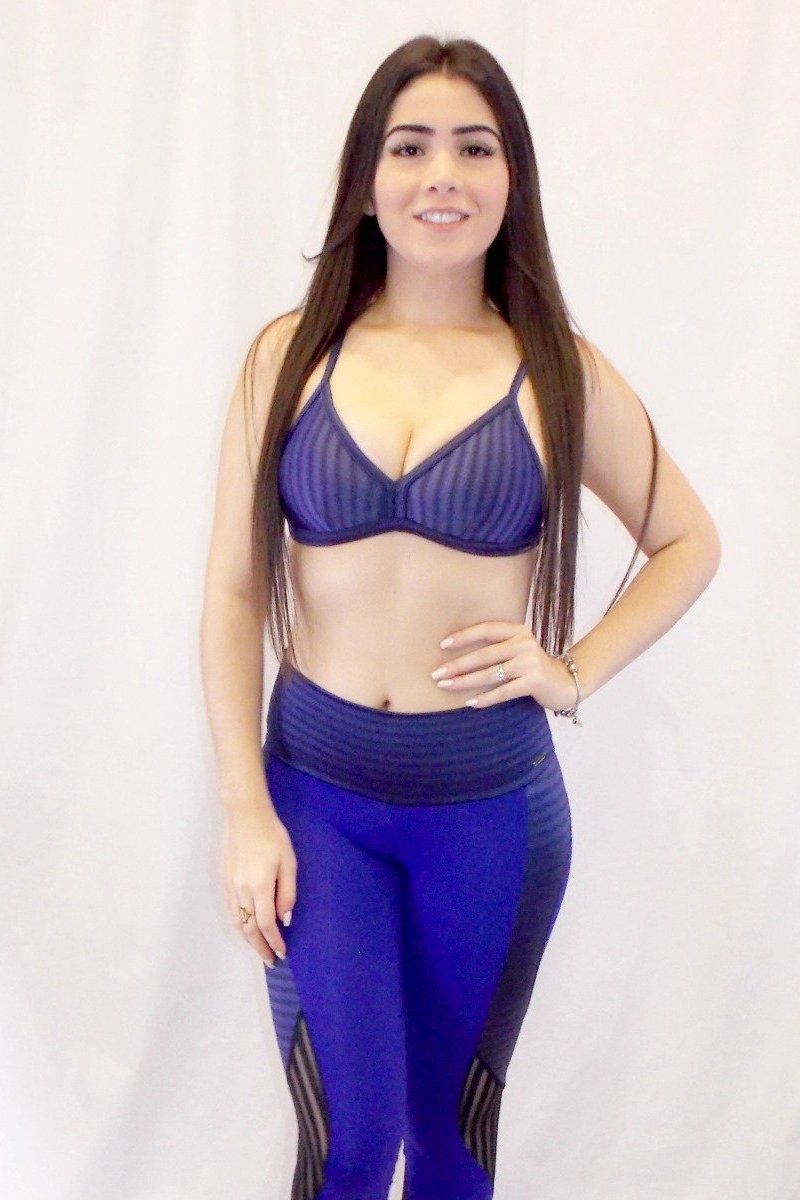 CajuBrasil USA Brazilian Fashion Fitness Gym Bra Top NPC WBFF Photoshoot