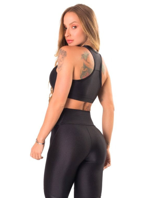 Bra Top ACTIVE SHINE - Black
