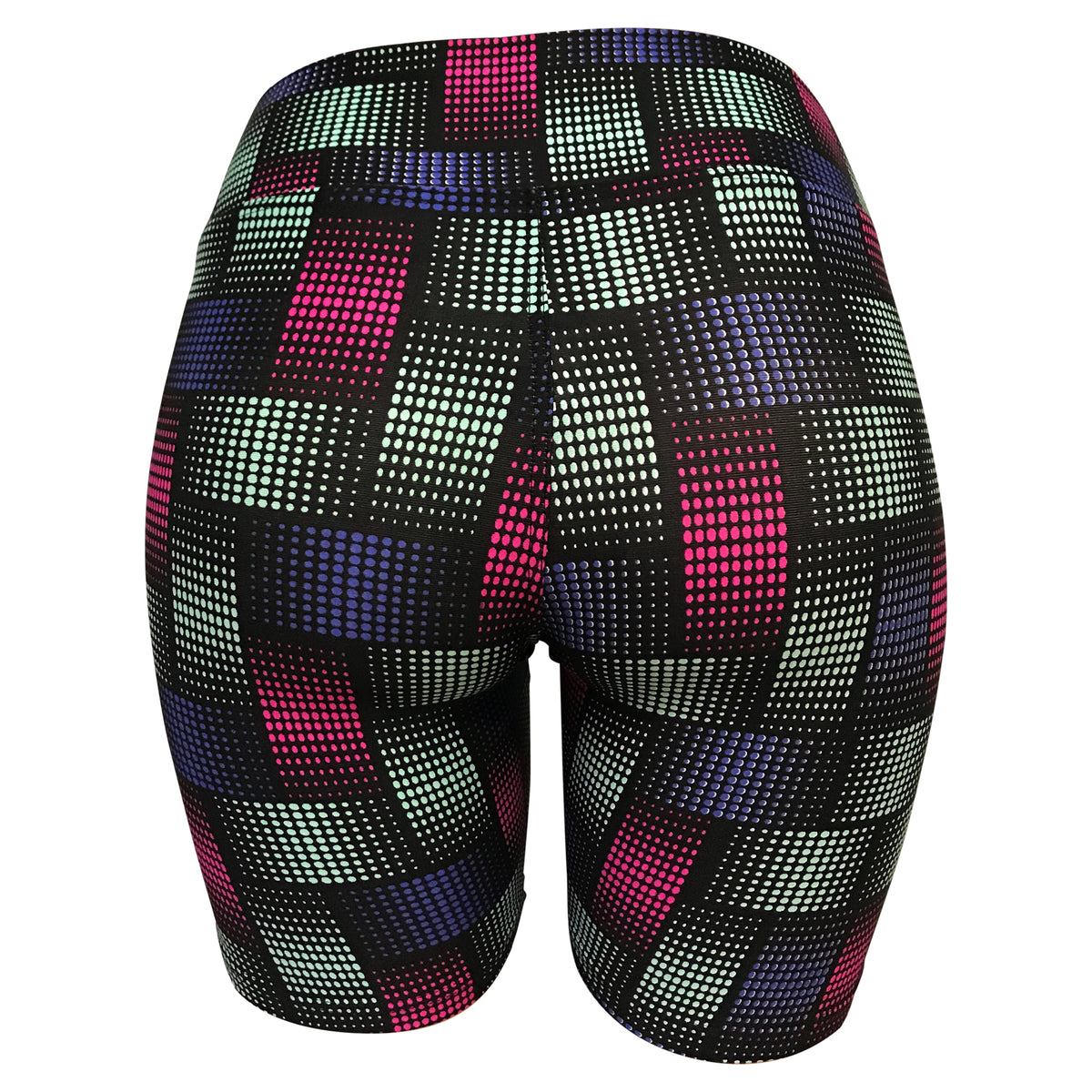 Light Supplex Shorts - SQUARED DOTS - 7&quot; Inseam