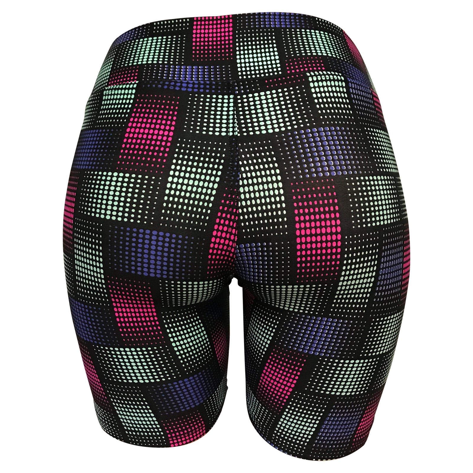 Light Supplex Shorts - SQUARED DOTS - 7" Inseam