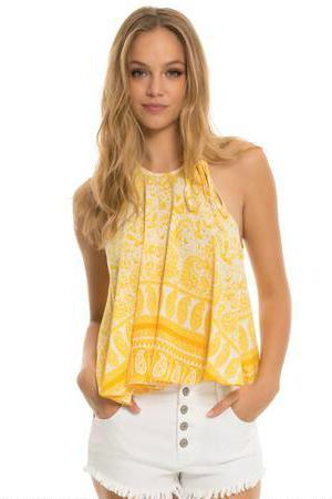 Elan USA Beach Flare Crop Top S1330 CoverUps Resort Wear 
