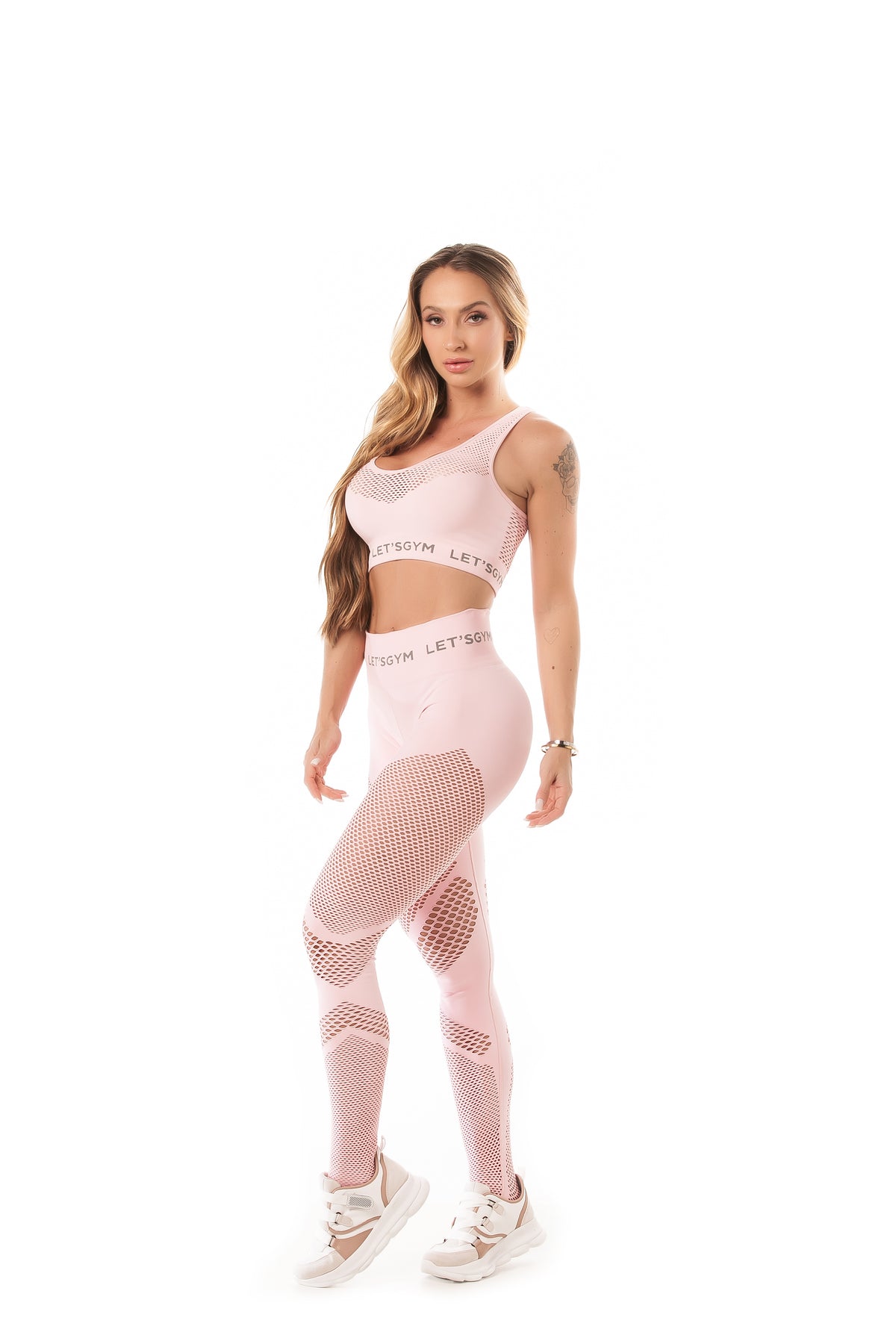 Leggings SEAMLESS - BABY PINK