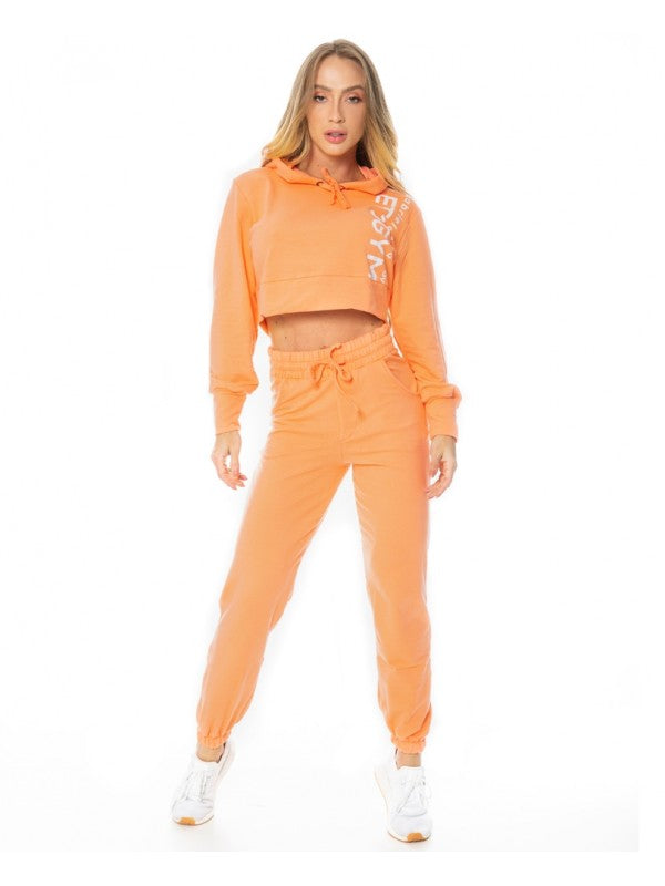 Jogger SPORT FLEECE TREND - Orange