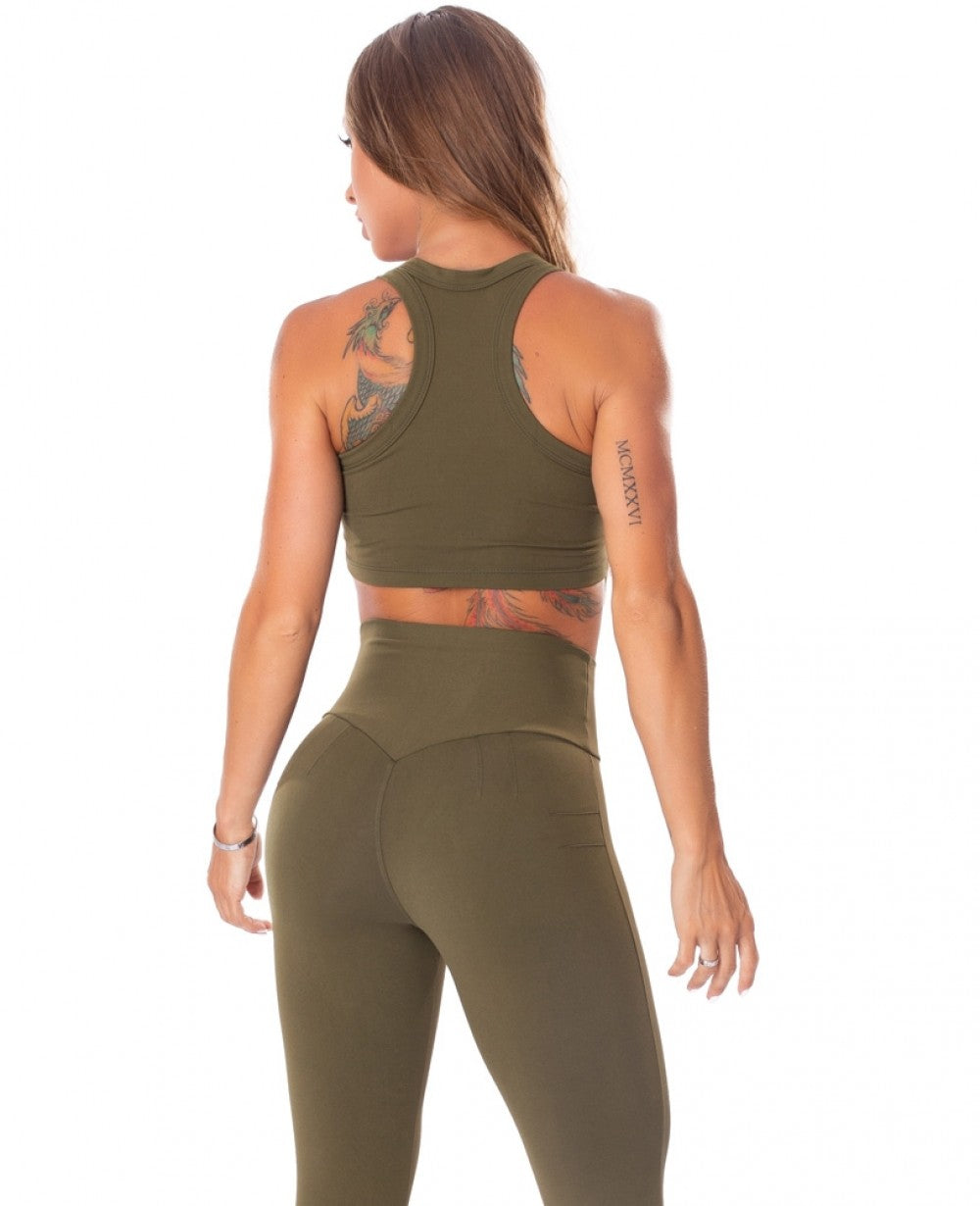 Bra Top ENERGETIC - OLIVE