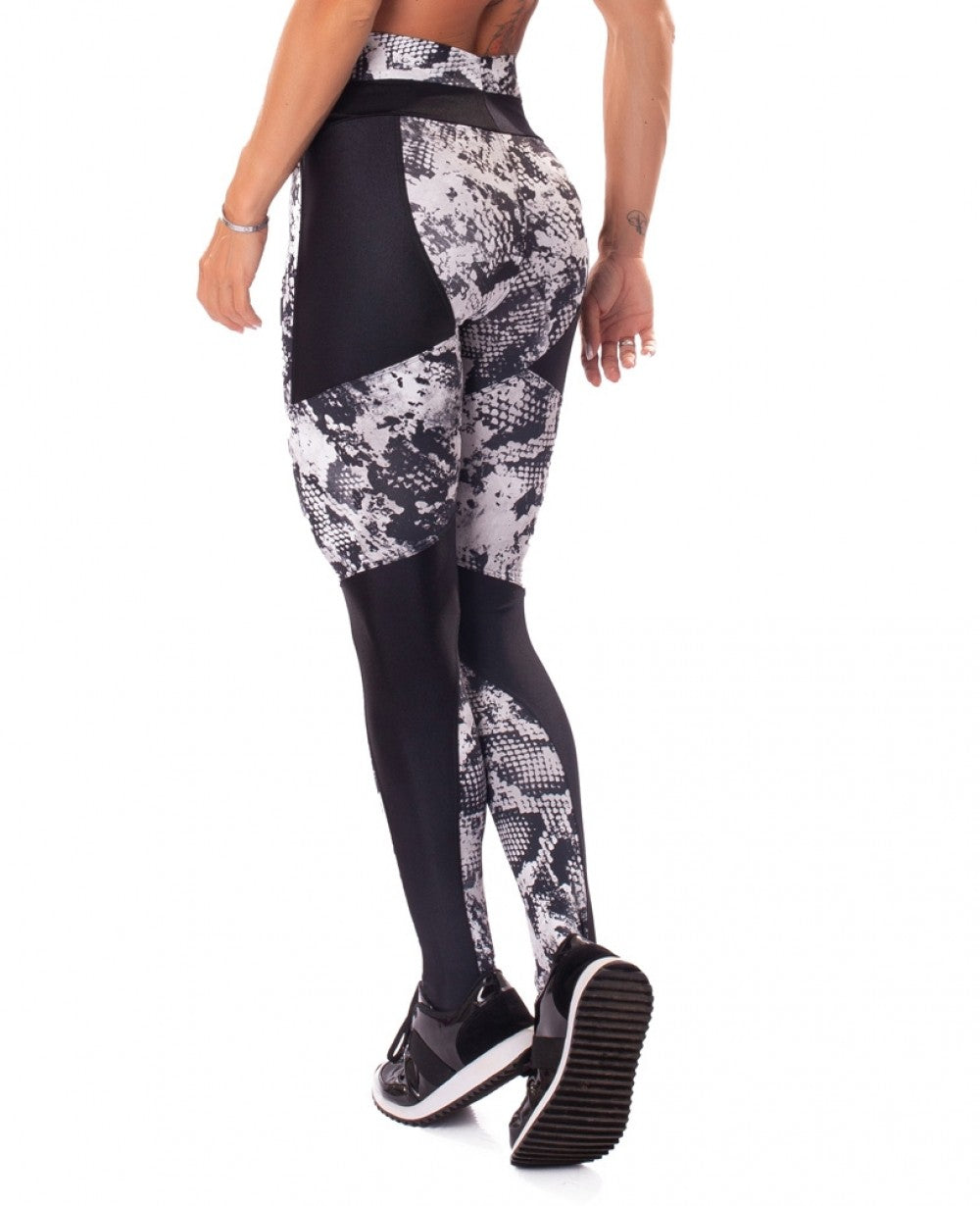 Let's Gym Brazilian Fashion Fitness Clothing Activewear Leggings Shiny Black