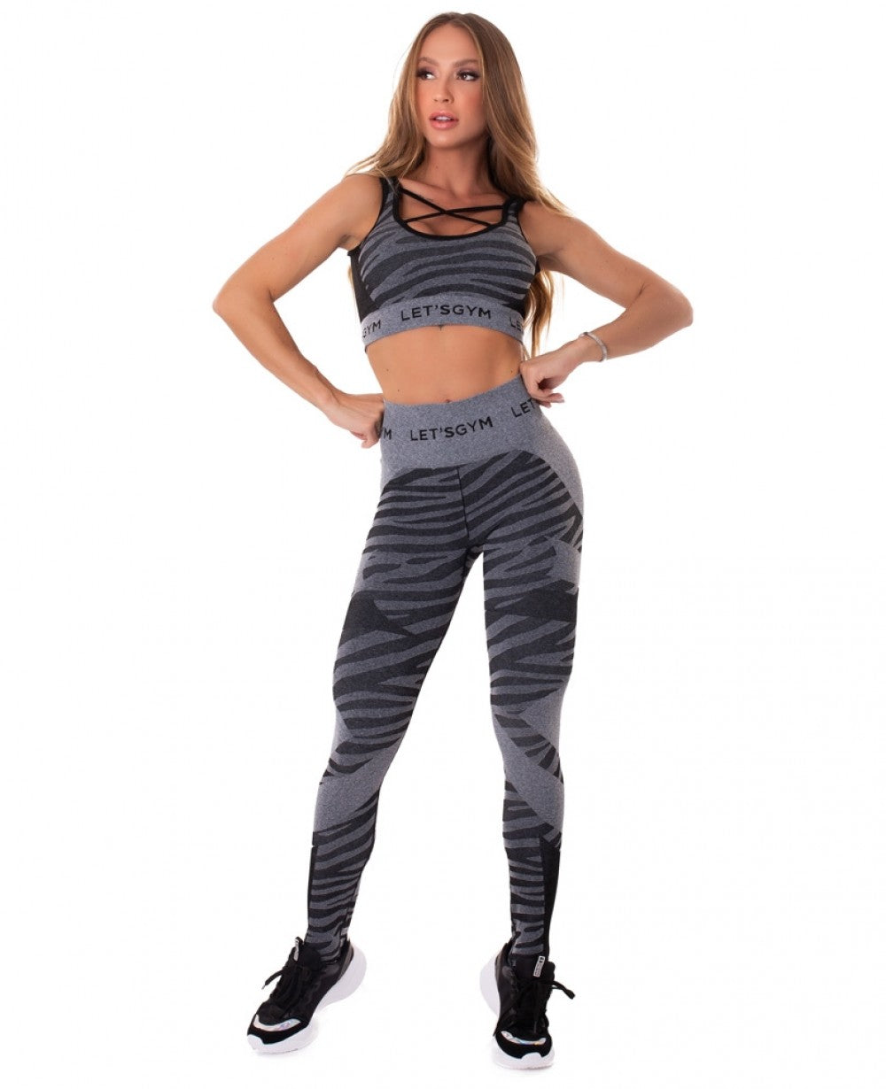 Leggings SEAMLESS UNTAMED - Ash